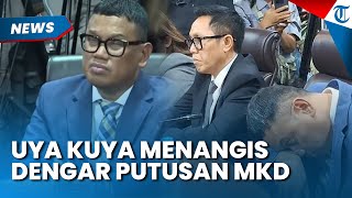 Tangis Uya Kuya Dengar Hasil Putusan MKD DPR RI, Sosoknya kembali Diaktifkan Jadi Anggota Parlemen