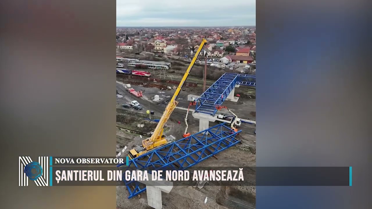 Șantierul din Gara de Nord avansează
