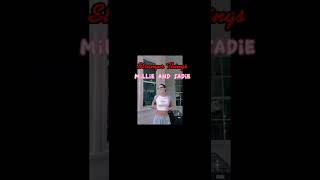 Millie and Sadie #shorts #famous #viral #youtube #milliebobbybrown #sadiesink #trending #2022