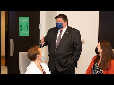 Governor Pritzker Thanks RUSH Staff