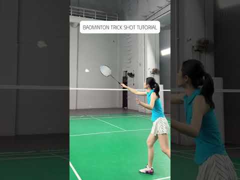 Badminton trick shot tutorial - (Episode 19). #badminton #badmintontraining #badmintonlovers