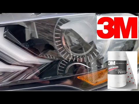 How to install 3M Paint Protection Film on your headlights for $15 at home.