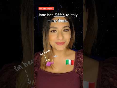 Test your English. Learn English with Diana. Present perfect. Have gone have been. #youtubeshorts #d