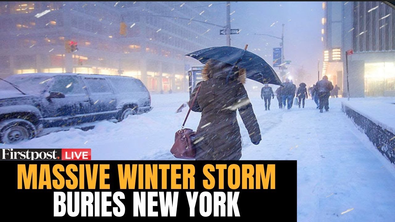 LIVE: Heavy Snow Blankets New York, New Jersey; Blizzard Warning Issued in Iowa | N18G