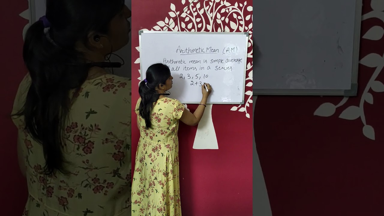 Arithmetic Mean | Class-11 | Economics