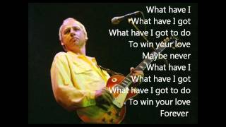 Mark Knopfler   What Have I Got To Do lyrics