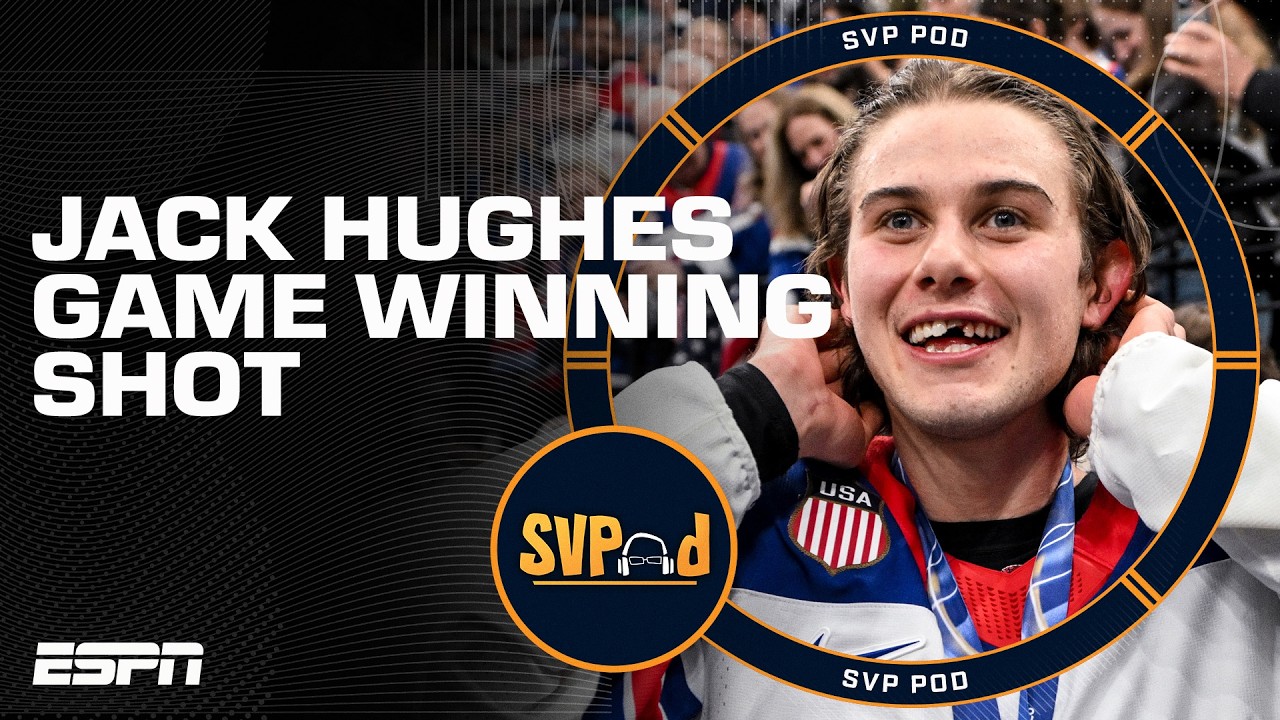 'DOESN'T GET BETTER!' SVP raves about Jack Hughes' moment after game-winning shot 👏