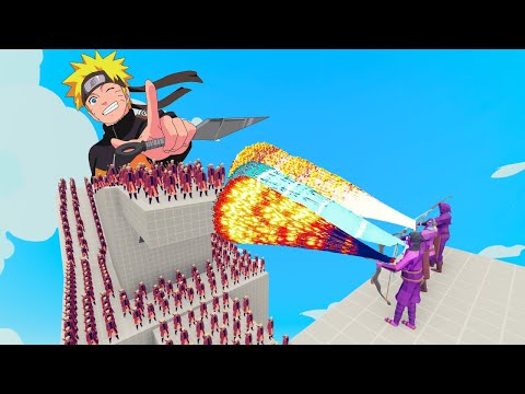 100x NARUTO vs 3x EVERY GOD - Totally Accurate Battle Simulator (TABS)
