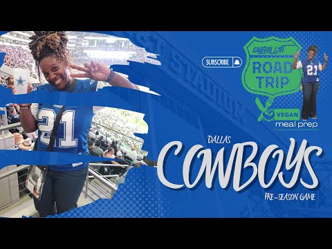 My Dallas Cowboys Road Trip Vlog | Preseason Game  vs Raiders | Houston to Dallas