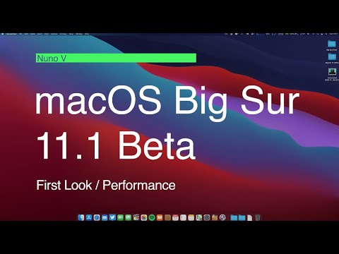 macOS Big Sur 11.1 Beta - First Look / Performance
