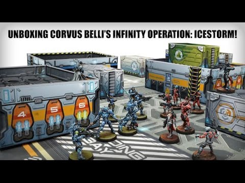 Unboxing Corvus Belli's Infinity Operation: Icestorm!