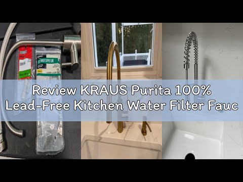 Одинарный кран для питьевой воды золото матовое KRAUS Purita FF-100BB-4 - фото 3 - id-p1498449293