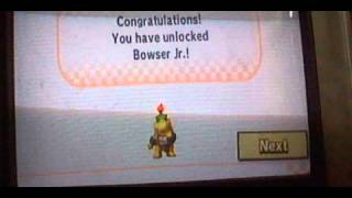 Mario Kart Wii (How to unlock Bowser JR) By Noah