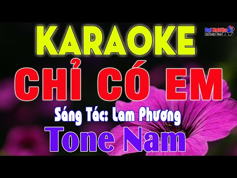 Chỉ Có Em - ST Lam Phương Karaoke Tone Nam Nhạc Sống || Karaoke Đại Nghiệp