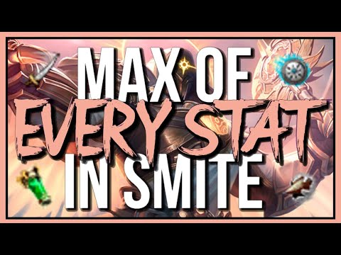 What Is The Highest Possible Value Of Every Stat In SMITE?