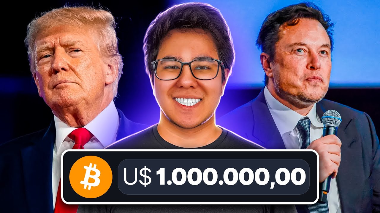 TRUMP E ELON MUSK VÃO FAZER O BITCOIN BATER 1 MILHÃO DE DÓLARES EM 2025?!