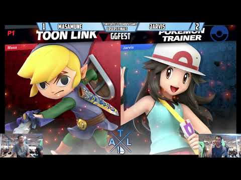 GG Fest - Masamune(Wolf/Toon Link) VS Jarvis(Pokemon Trainer/Dr. Mario/Greninja)- Losers Finals
