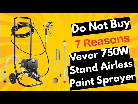 Stop! Watch This Before Buying VEVOR 750W Stand Airless Paint Sprayer Review