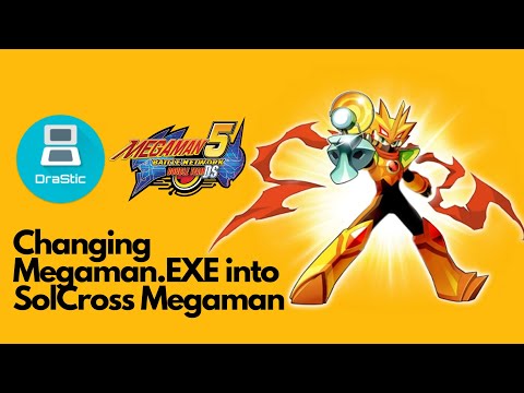 Demo: activating SolCross Megaman using Slot 2 | Megaman Battle Network 5 Double Team DS | Drastic