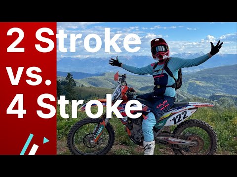 Difference Between 250 2 Stroke vs 250 4 Stroke Dirt Bike!
