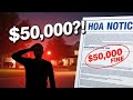 HOA Tried To Fine Me 50 000 They Weren T Ready For What I Did Next