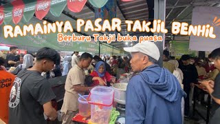 SERAMAI INI PASAR TAKJIL BENHIL | SURGANYA TAKJIL BUKA PUASA!