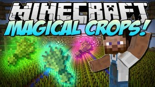 Minecraft | MAGICAL CROPS! (Grow Diamonds, Obsidian and More!) | Mod Showcase [1.5.2]