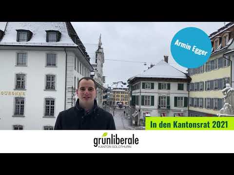 Armin Egger, glp-Kandidat für die Kantonsratswahlen in Solothurn am 7. März 2021