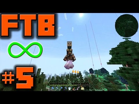 FTB Infinity Evolved | Solar power, JETPACK | #5