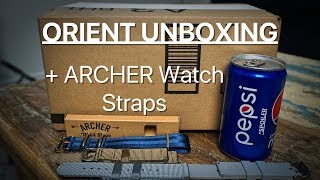 Orient Diver Unboxing + Archer Watch Straps!!!