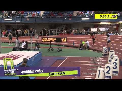 Girls 4x800m Section 1 - New Balance Indoor Nationals 2012