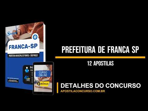 Apostila Concurso Prefeitura de Franca SP 2026