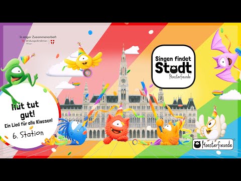 STATION 6 – Donauinsel - SINGEN FINDET STADT : "Mut tut gut!“ (alle Klassen!)