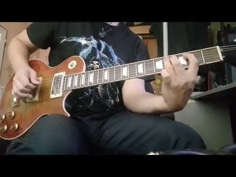 Kabát - Bára guitar solo cover