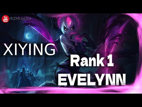 🔴 Xiying Evelynn vs FiddleSticks - Xiying Rank 1 Evelynn Guide