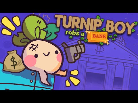 Let's 100% Turnip Boy Robs A Bank (Full Game)