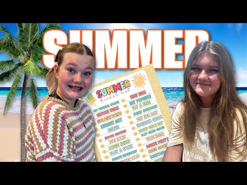 Our SUMMER BUCKET LiST!