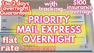 HOW TO MAIL PRIORITY MAIL EXPRESS FLAT RATE ENVELOPE | DOMESTIC ONLY 2019