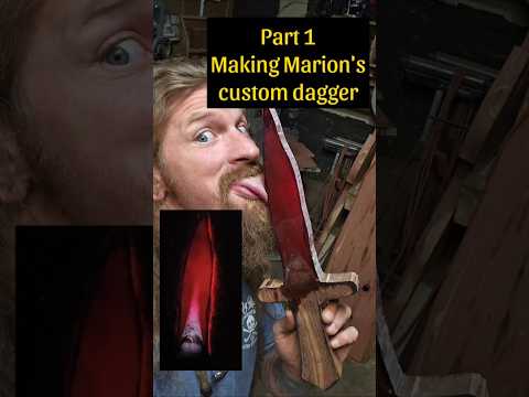 Making Marion's dagger, part 1 #custom  #diy #part1 #art