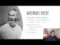 Walt Whitman & Crossing Brooklyn Ferry