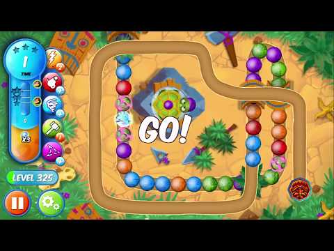oka WWoka Marble Shooter level 321-325 - Game mini
