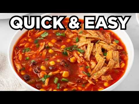 Rotisserie Chicken Tortilla Soup