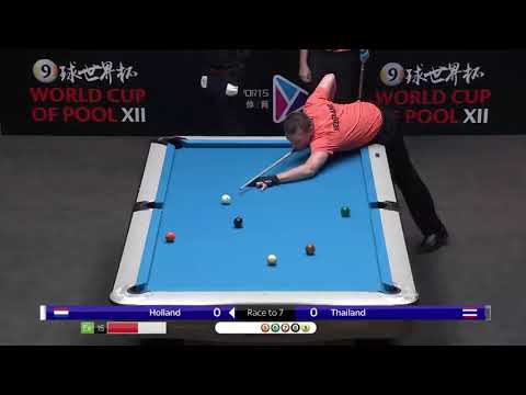 Holland vs Thailand | 2018 World Cup of Pool | Round 1