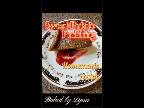 Sweet Potato Pudding| Homemade Recipe