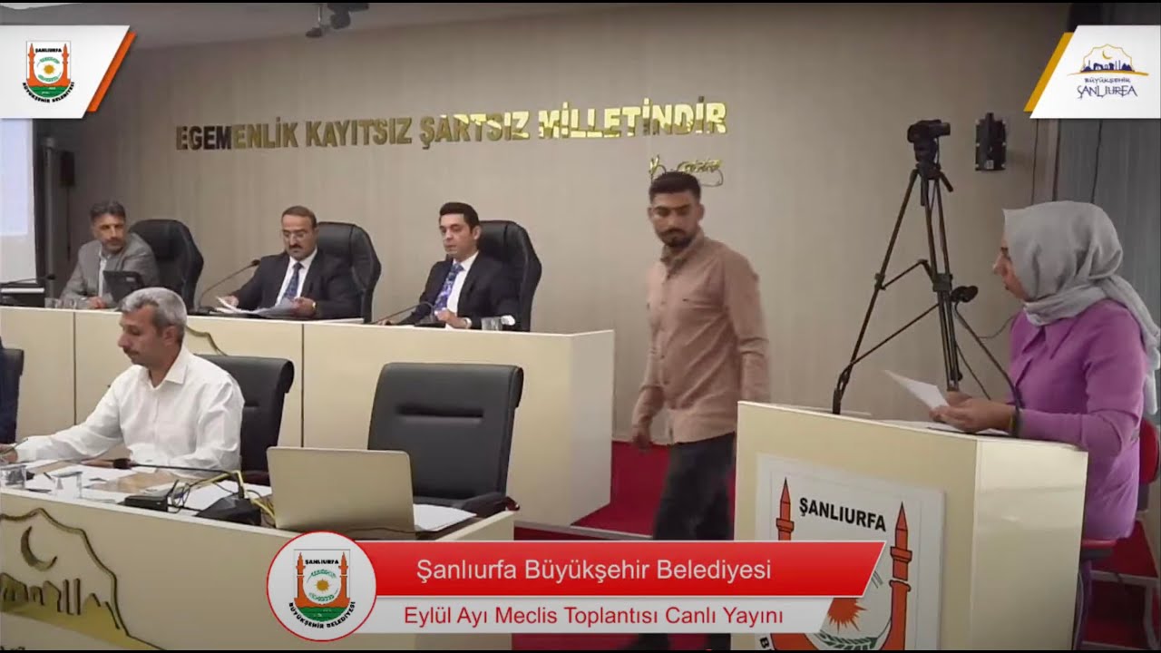 Şanlıurfa Büyükşehir Belediyesi Eylül Ayı Olağan Meclis Toplantısı(2.Oturum)