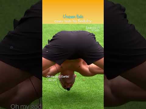 Probably safer for Casey to nama-stay seated 🧘‍♂️ #LoveIsland #AllStars #UnseenBits