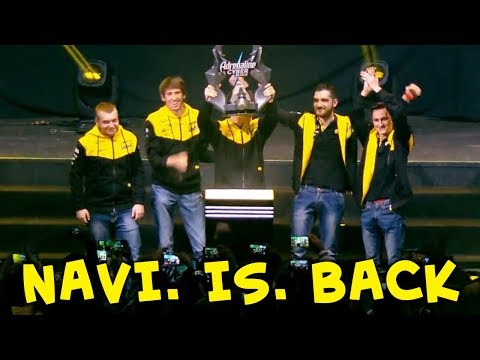 NAVI. IS. BACK. — first LAN WIN since Starladder 2016
