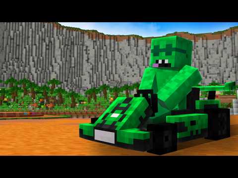 Mario Kart… But It’s in Minecraft