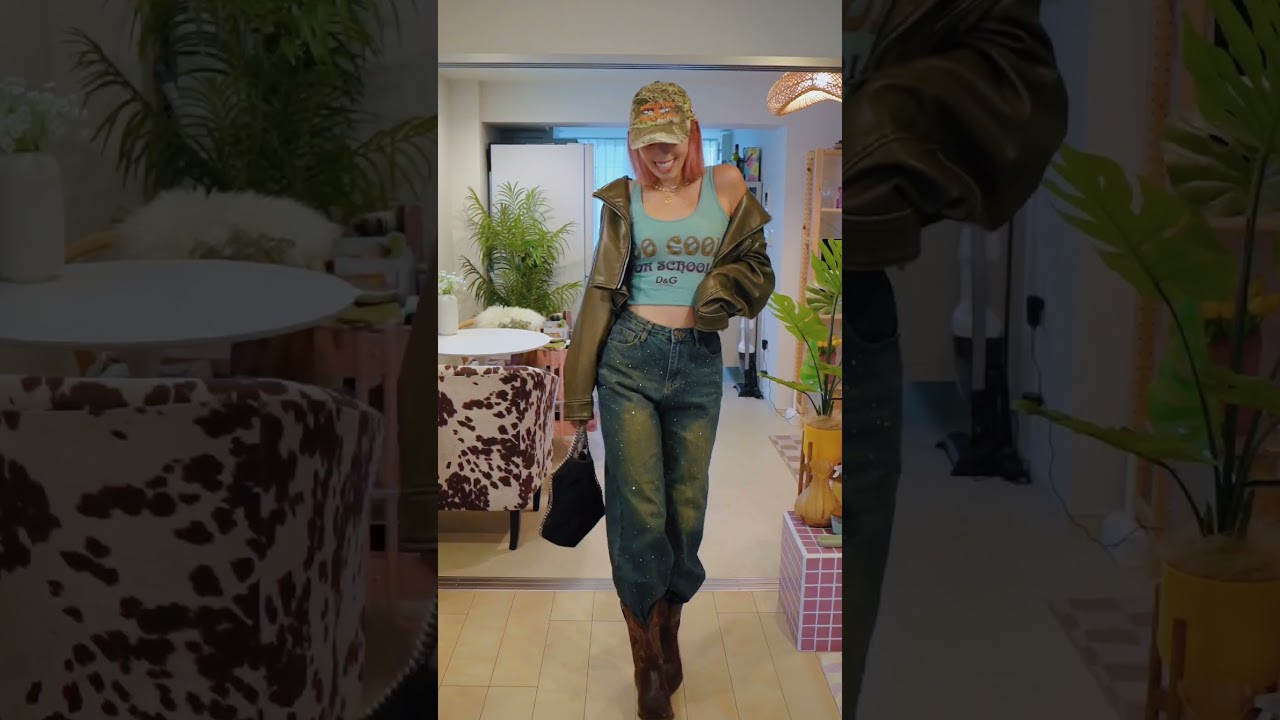 秋が来ないので迎えに行った🍁#秋コーデ #高身長