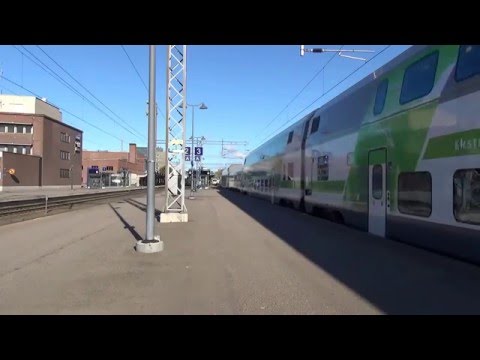 InterCity 911 departs Tampere station